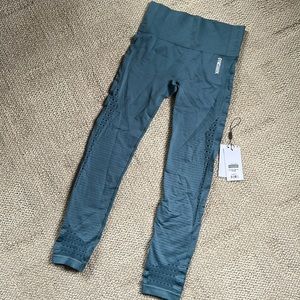 Gymshark Blue Stone Seamless Leggings